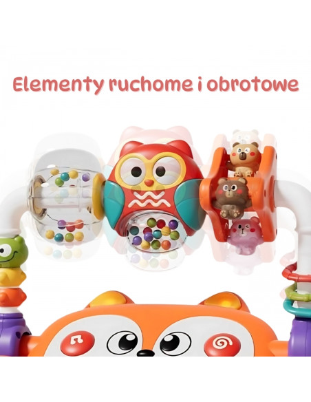 WOOPIE BABY interaktyvus edukacinis pianinas su sensorine lape ir LED barškučiais