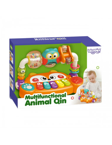 WOOPIE BABY interaktyvus edukacinis pianinas su sensorine lape ir LED barškučiais