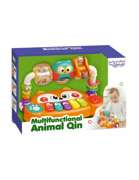 WOOPIE BABY interaktyvus edukacinis pianinas su sensorine lape ir LED barškučiais