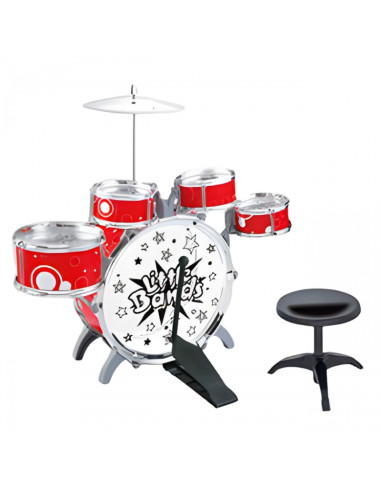 WOOPIE edukacinis būgnų rinkinys vaikams, besimokantiems muzikos