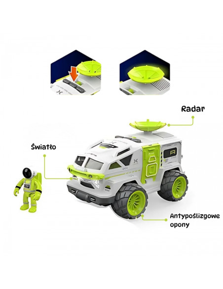 WOOPIE Interaktywny Duży Łazik Kosmiczny Space Set WOOPIE Interaktywny Duży Łazik Kosmiczny Space Set