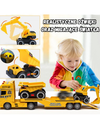 WOOPIE statybinių transporto priemonių vilkikas