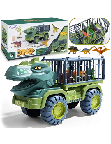 WOOPIE dinozaurų sunkvežimio transporterio figūrėlės
