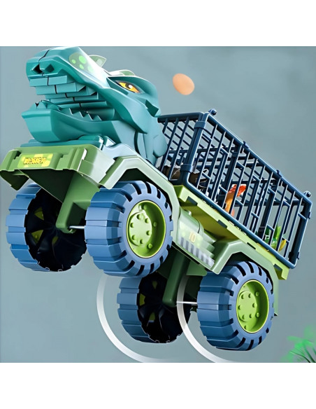 WOOPIE dinozaurų sunkvežimio transporterio figūrėlės