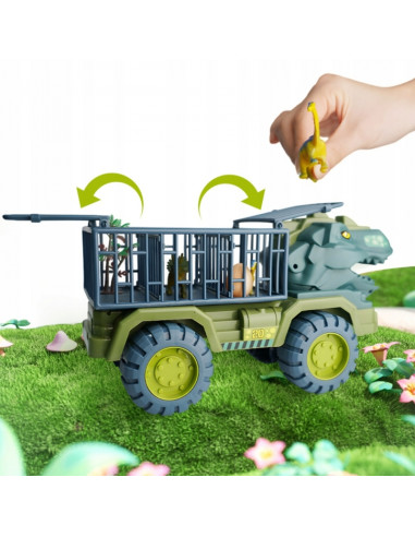 WOOPIE dinozaurų sunkvežimio transporterio figūrėlės