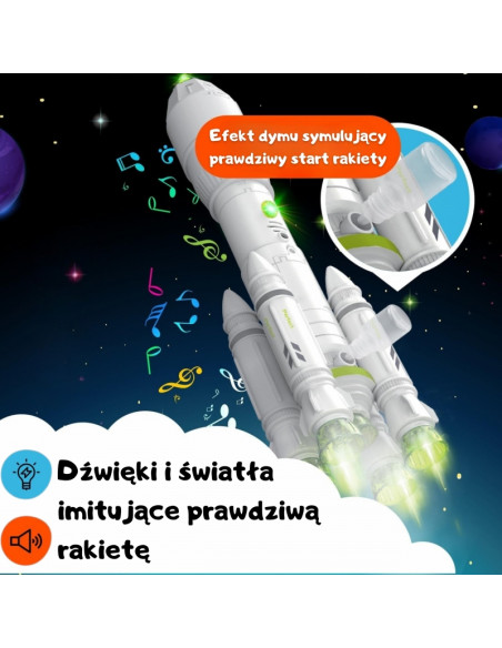 WOOPIE interaktyvus kosminės raketos rinkinys WOOPIE interaktyvus kosminės raketos rinkinys