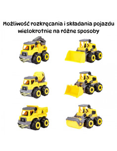 WOOPIE nuotolinio valdymo „pasidaryk pats“ statybinis automobilis 2