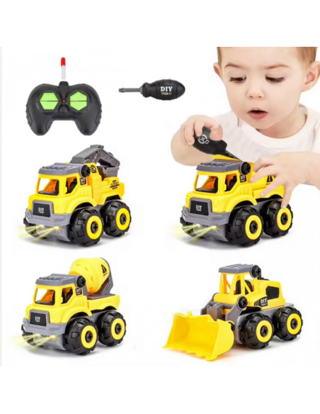 WOOPIE nuotolinio valdymo „pasidaryk pats“ statybinis automobilis