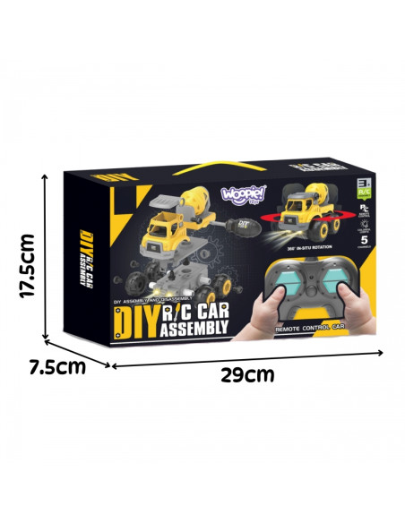 WOOPIE nuotolinio valdymo „pasidaryk pats“ statybinis automobilis