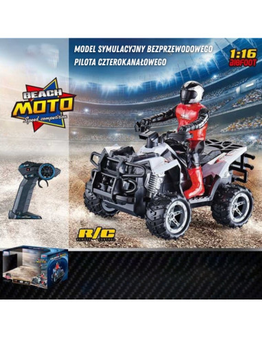 WOOPIE nuotoliniu būdu valdomas RC triukų keturratis 1:16