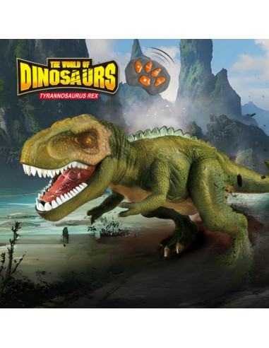 WOOPIE RC Tyrannosaurus Rex nuotolinio valdymo dinozauras