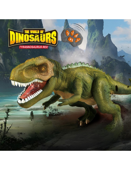WOOPIE RC Tyrannosaurus Rex nuotolinio valdymo dinozauras WOOPIE RC Tyrannosaurus Rex nuotolinio valdymo dinozauras