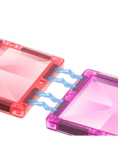 WOOPIE magnetinių kaladėlių Princesės pilies rinkinys 50 vnt.