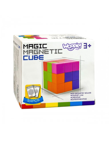 WOOPIE Tetris kubo dėlionė su kortelių rinkiniu