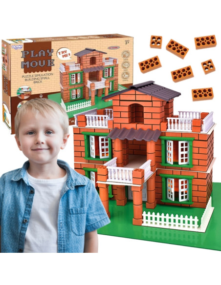 WOOPIE kaladėlių konstravimo rinkinys - vila, 357 vnt. WOOPIE kaladėlių konstravimo rinkinys - vila, 357 vnt.