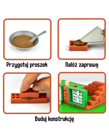 WOOPIE kaladėlių konstravimo rinkinys - vila, 357 vnt.