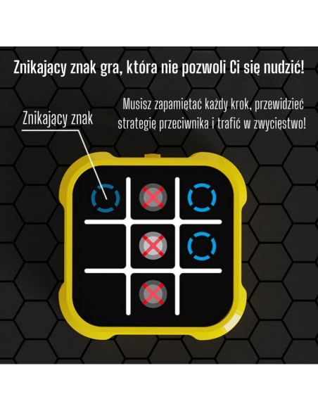 WOOPIE Elektroninis loginis edukacinis žaidimas „Kryžiukai-nuliukai“ 4 viename WOOPIE Elektroninis loginis edukacinis žaidimas „Kryžiukai-nuliukai“ 4 viename