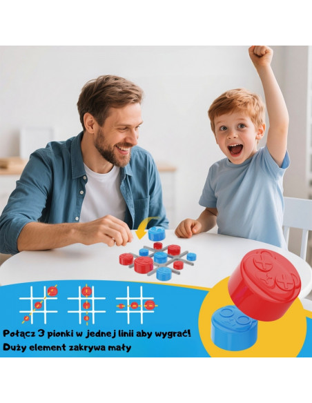 WOOPIE Elektroniczna Gra w Kółko i Krzyżyk