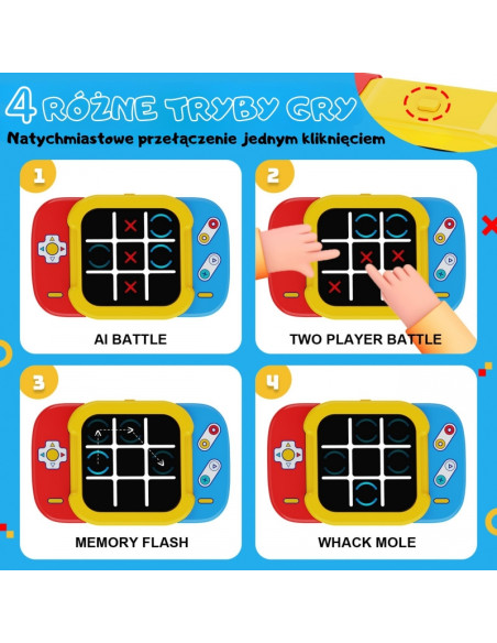 WOOPIE Elektroniczna Gra w Kółko i Krzyżyk