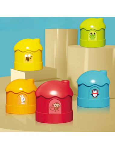 WOOPIE Edukacinis loginis žaidimas „Rūšiuok“ su spalvų klasifikacija