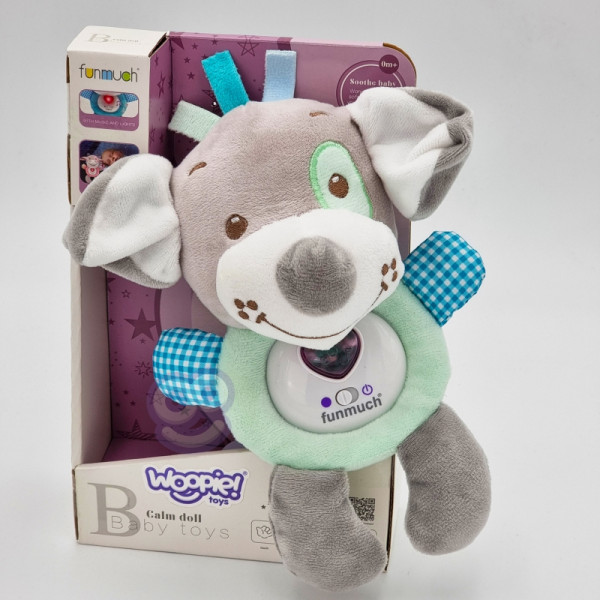 WOOPIE BABY Interaktyvus pliušinis žaislas - migdukas, kūdikiams WOOPIE BABY Interaktyvus pliušinis žaislas - migdukas, kūdikiams