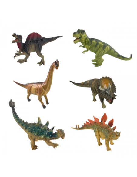 WOOPIE T-Rex dinozauro figūrėlių rinkinys, 6 vnt. WOOPIE T-Rex dinozauro figūrėlių rinkinys, 6 vnt.