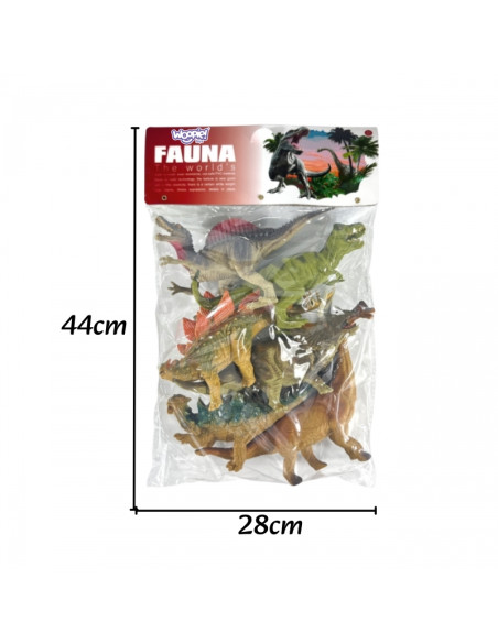 WOOPIE T-Rex dinozauro figūrėlių rinkinys, 6 vnt. WOOPIE T-Rex dinozauro figūrėlių rinkinys, 6 vnt.
