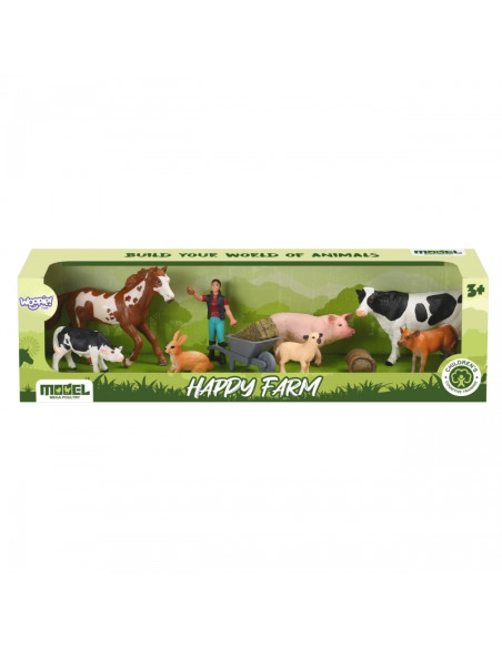 WOOPIE Figurki Zwierząt Szczęśliwa Farma 10el. WOOPIE Figurki Zwierząt Szczęśliwa Farma 10el.