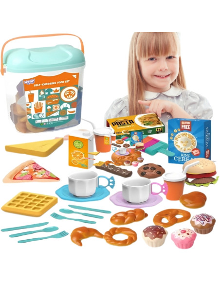 WOOPIE Набор маленького кондитера Сладости и десерты в ведерке 40 шт.