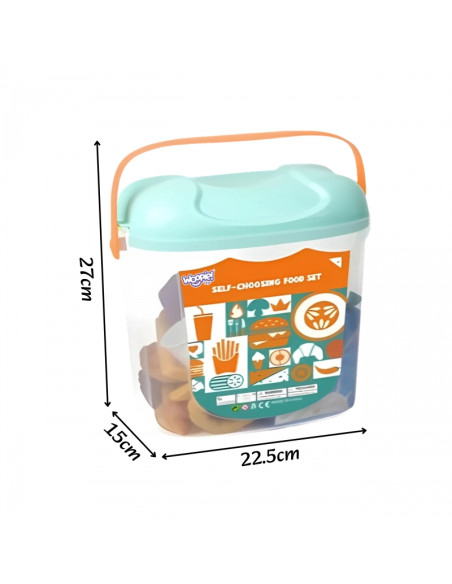 WOOPIE Набор маленького кондитера Сладости и десерты в ведерке 40 шт.