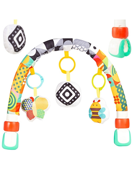 WOOPIE BABY pakabinamas žaislų lankelis lovytei, vežimėliui, automobilinei kėdutei