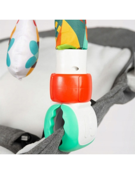 WOOPIE BABY pakabinamas žaislų lankelis lovytei, vežimėliui, automobilinei kėdutei