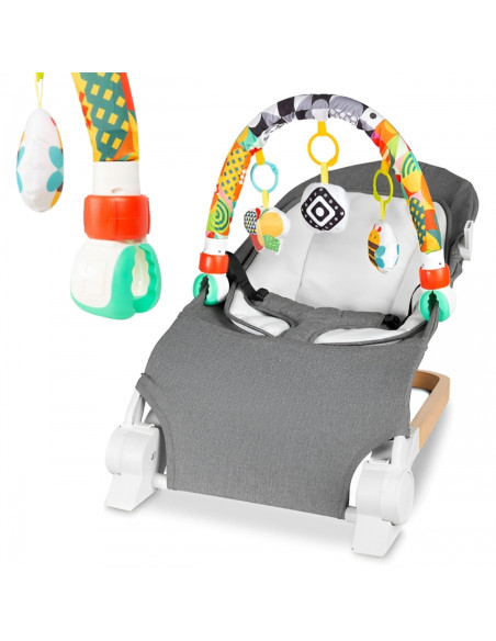 WOOPIE BABY pakabinamas žaislų lankelis lovytei, vežimėliui, automobilinei kėdutei