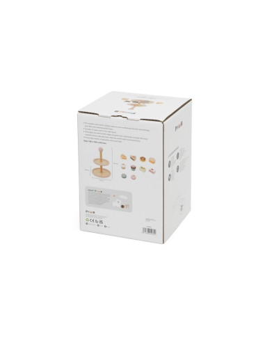 VIGA medinis tortų stovas su priedais