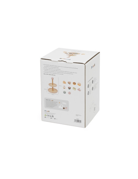 VIGA medinis tortų stovas su priedais