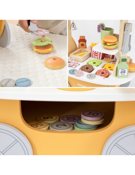 VIGA mini mėsainių parduotuvė – kūrybinis vaidmenų žaidimas VIGA mini mėsainių parduotuvė – kūrybinis vaidmenų žaidimas