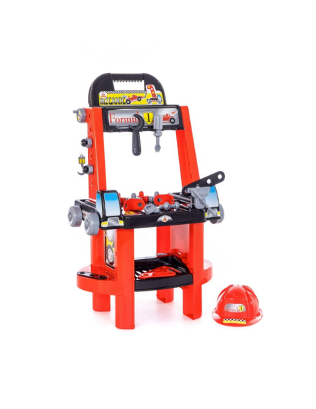 „Supermechaniko“ rinkinys meistrui + „Išradėjo“ konstrukcinių kaladėlių įrankių rinkinys „Polesie“