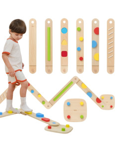 VIGA medinis balansinės sijos modulinis takelis sensoriniam takui