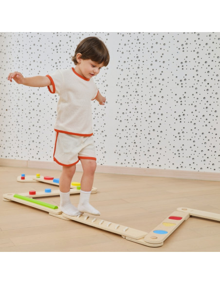 VIGA medinis balansinės sijos modulinis takelis sensoriniam takui