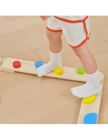 VIGA medinis balansinės sijos modulinis takelis sensoriniam takui