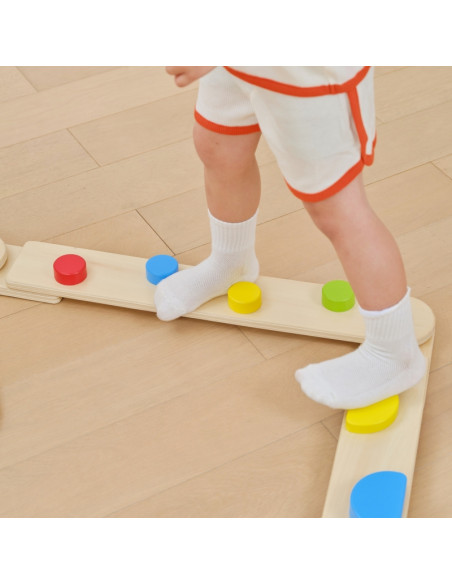 VIGA medinis balansinės sijos modulinis takelis sensoriniam takui