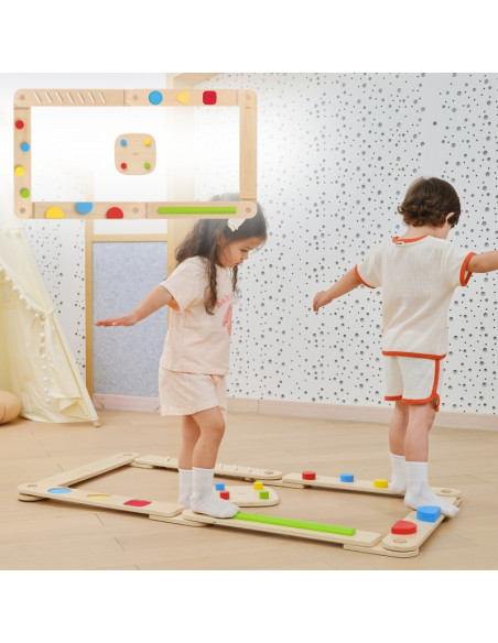 VIGA medinis balansinės sijos modulinis takelis sensoriniam takui