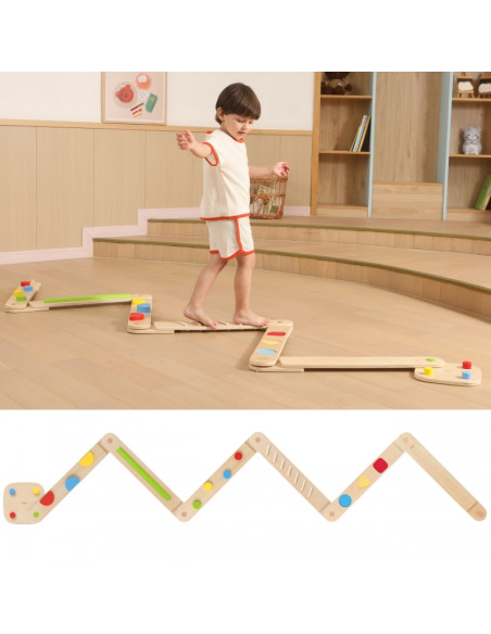 VIGA medinis balansinės sijos modulinis takelis sensoriniam takui