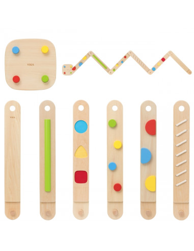 VIGA medinis balansinės sijos modulinis takelis sensoriniam takui