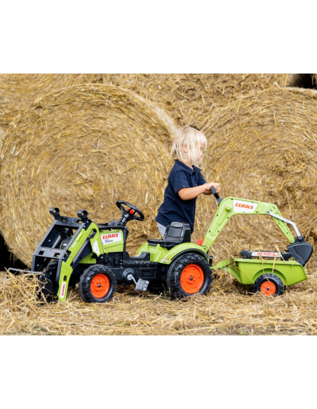 FALK traktorius su priekaba CLAAS Arion ekskavatorius-kaušas + krautuvas nuo 2 metų