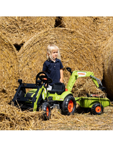 FALK traktorius su priekaba CLAAS Arion ekskavatorius-kaušas + krautuvas nuo 2 metų