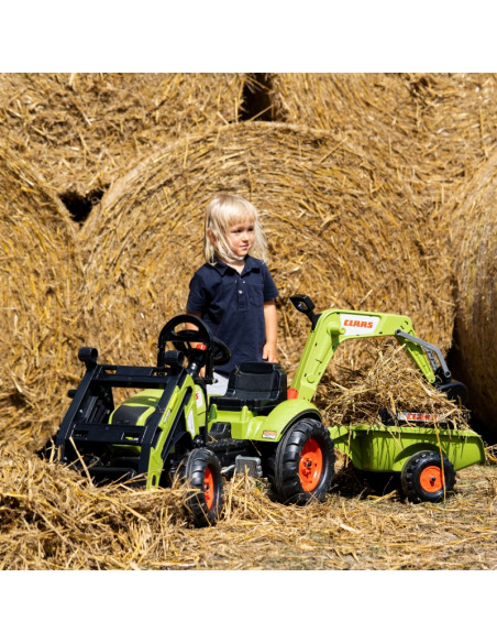 FALK traktorius su priekaba CLAAS Arion ekskavatorius-kaušas + krautuvas nuo 2 metų FALK traktorius su priekaba CLAAS Arion ekskavatorius-kaušas + krautuvas nuo 2 metų