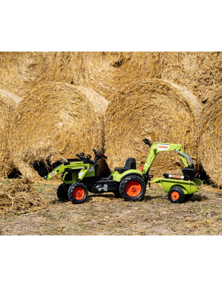 FALK traktorius su priekaba CLAAS Arion ekskavatorius-kaušas + krautuvas nuo 2 metų