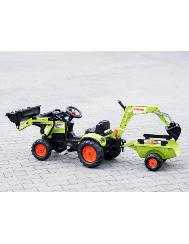 FALK traktorius su priekaba CLAAS Arion ekskavatorius-kaušas + krautuvas nuo 2 metų