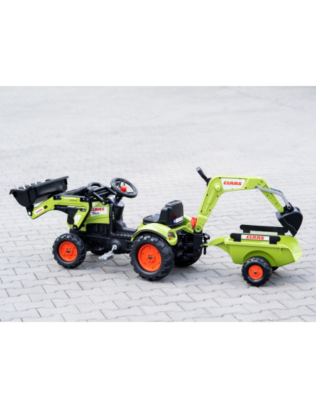 FALK traktorius su priekaba CLAAS Arion ekskavatorius-kaušas + krautuvas nuo 2 metų